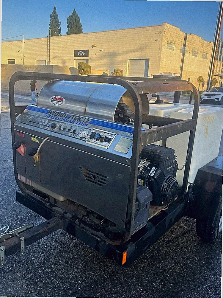 Hydro Tek Mobile Wash Skid Trailer-Mounted Hot Water Gas Pressure Washer