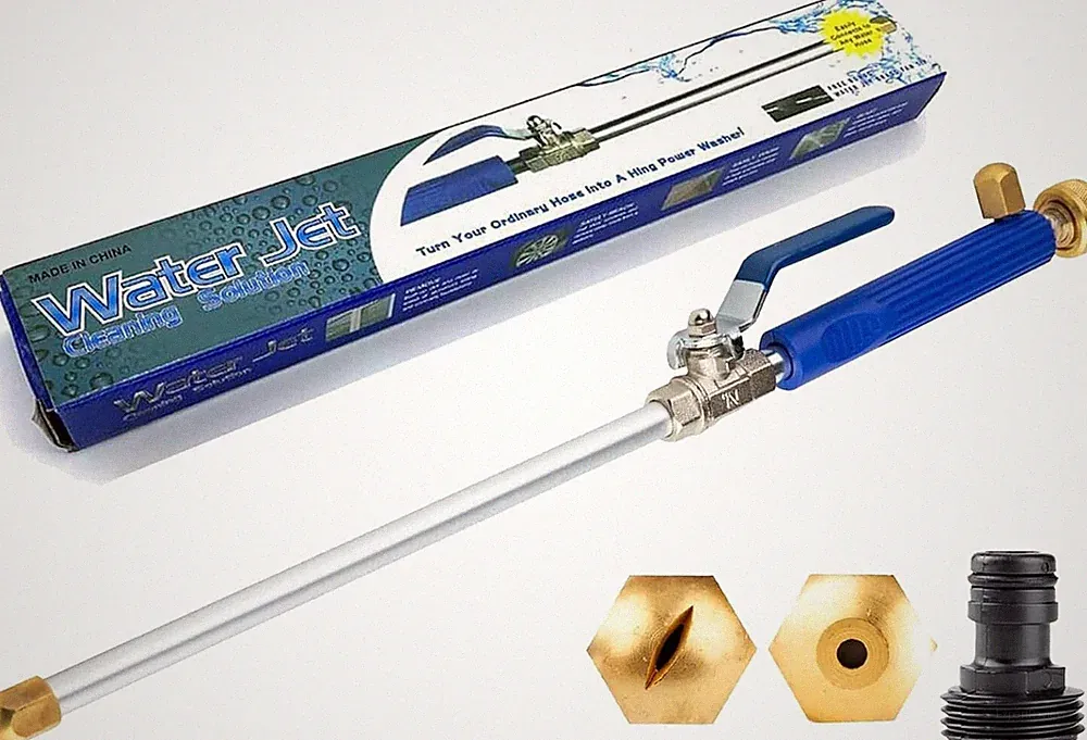 Hydroblast Power Nozzle, Pressure Washer, 2-in-1 High Pressure Jet Nozzle Washer