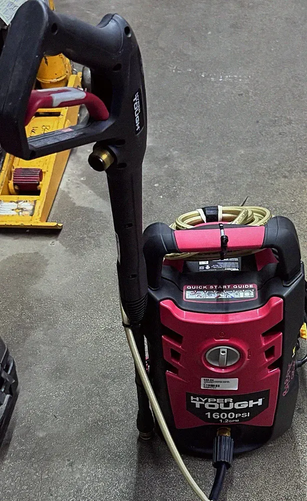 Hyper Tough 1600 PSI 1.2 GPM Corded Cold Water Pressure Washer w/ Hose