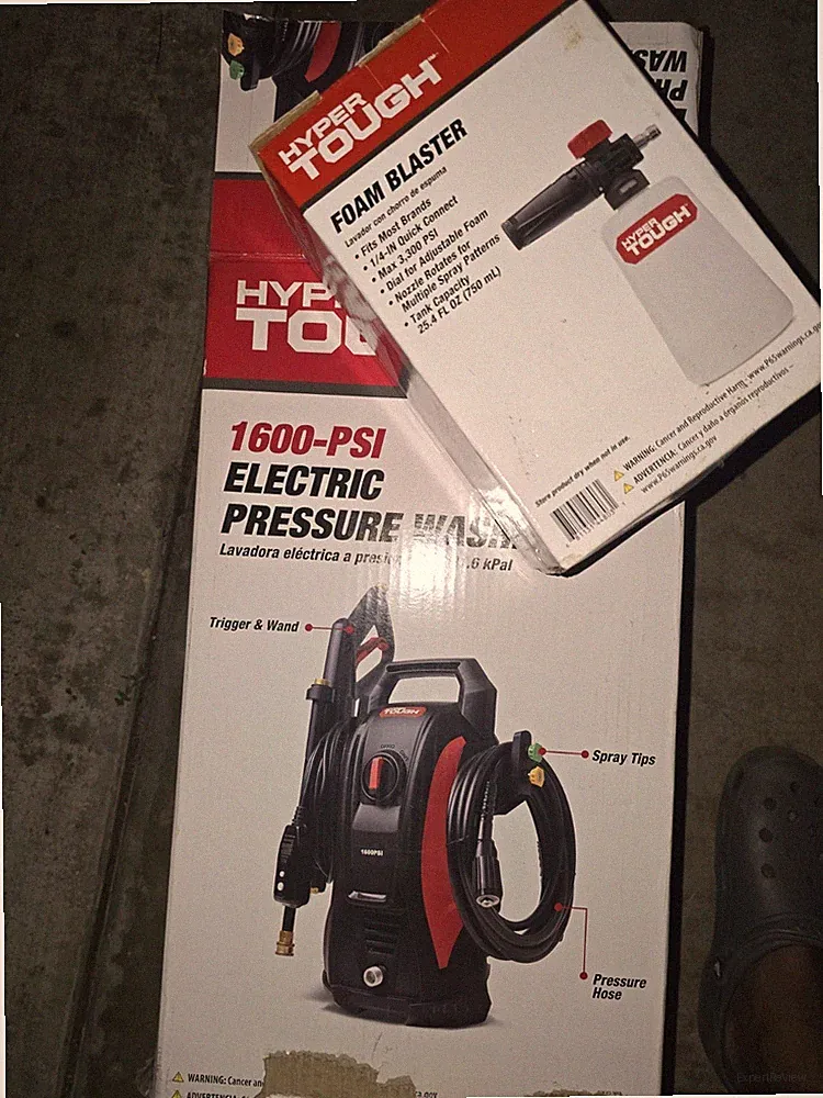 Hyper Tough 1600-PSI Electric Pressure Washer 20FT Hose WITH Foam Blaster