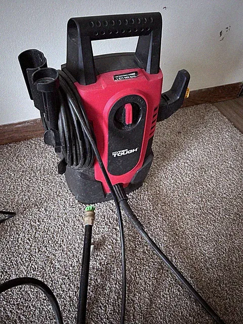 Hyper Tough 1600 PSI Electric Pressure Washer w/ Spray Gun & 0.25in Hose