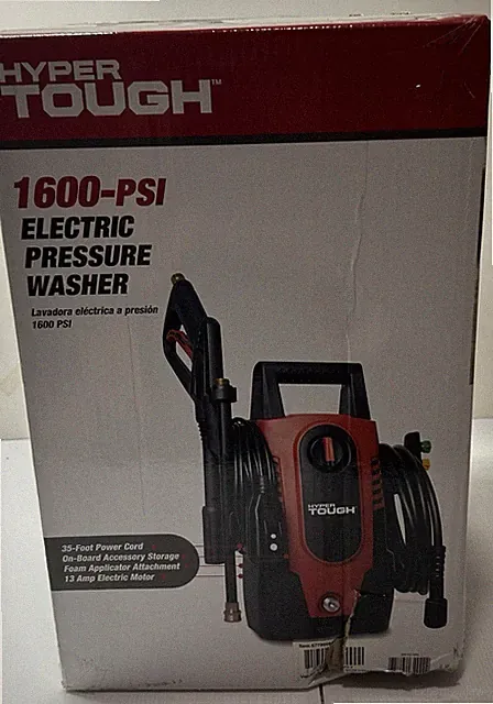 Hyper Tough 1600psi Brand Electric Pressure Washer Cleaner