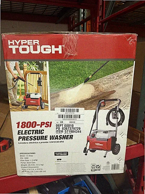 Hyper Tough 1800PSI 1.2GPM Electric Pressure Washer