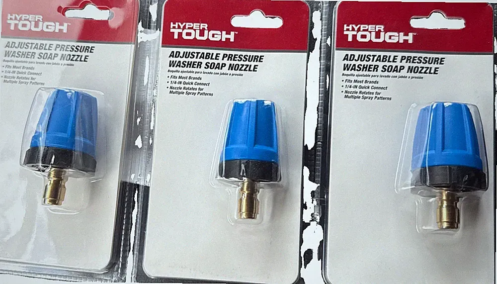 Hyper Tough Adjustable Pressure Washer Soap Nozzle 1/4” Quick Connect Lot Of 3