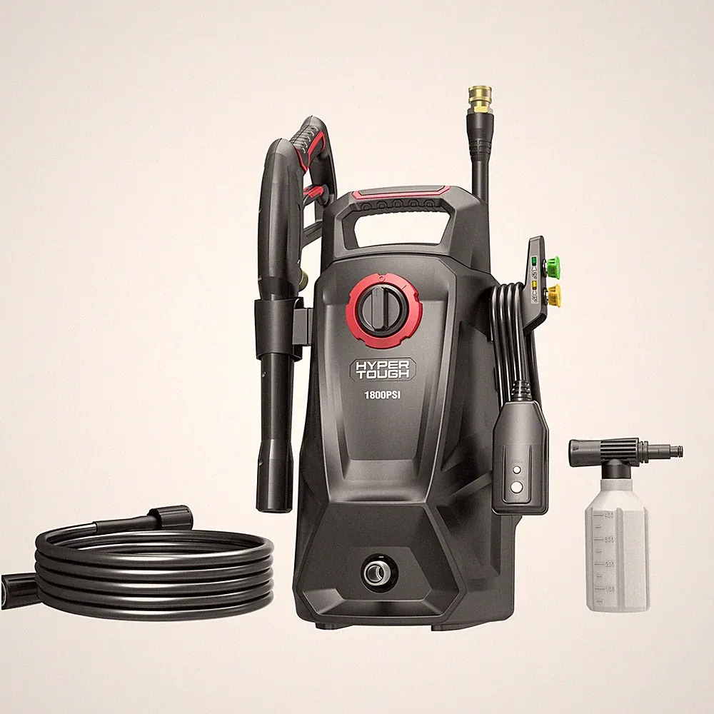 Hyper Tough Electric Pressure Washer 1800PSI for Outdoor Use