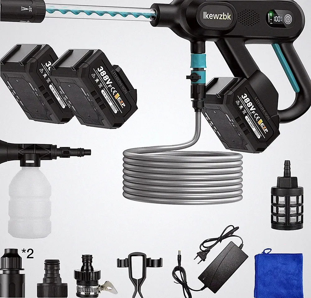 Ikewzbk Cordless Pressure Washer Battery Powered, 1800 MAX PSI