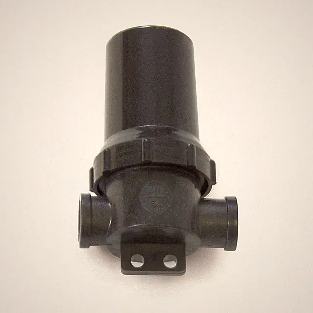 In-Line Can Filter, 1 1/2" FPT 40-Mesh Black Bowl for Pressure Washer