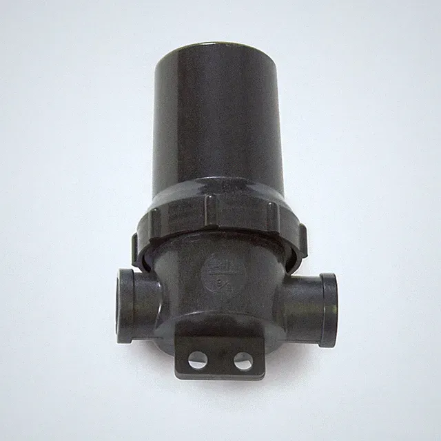 In-Line Can Filter, 1" FPT 40-Mesh Black Bowl for Pressure Washers