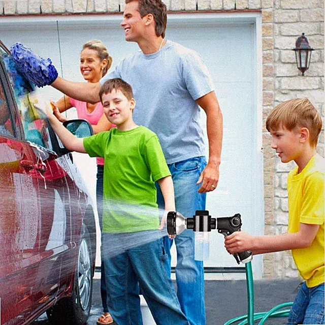 Industrial Design Car Wash Nozzle with Soap Dispenser