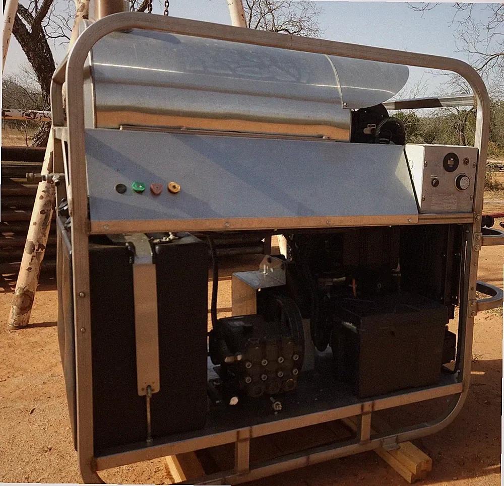 Industrial Hot Water Pressure Washer – 23.7 HP Kohler Diesel Engine, Legacy Pump