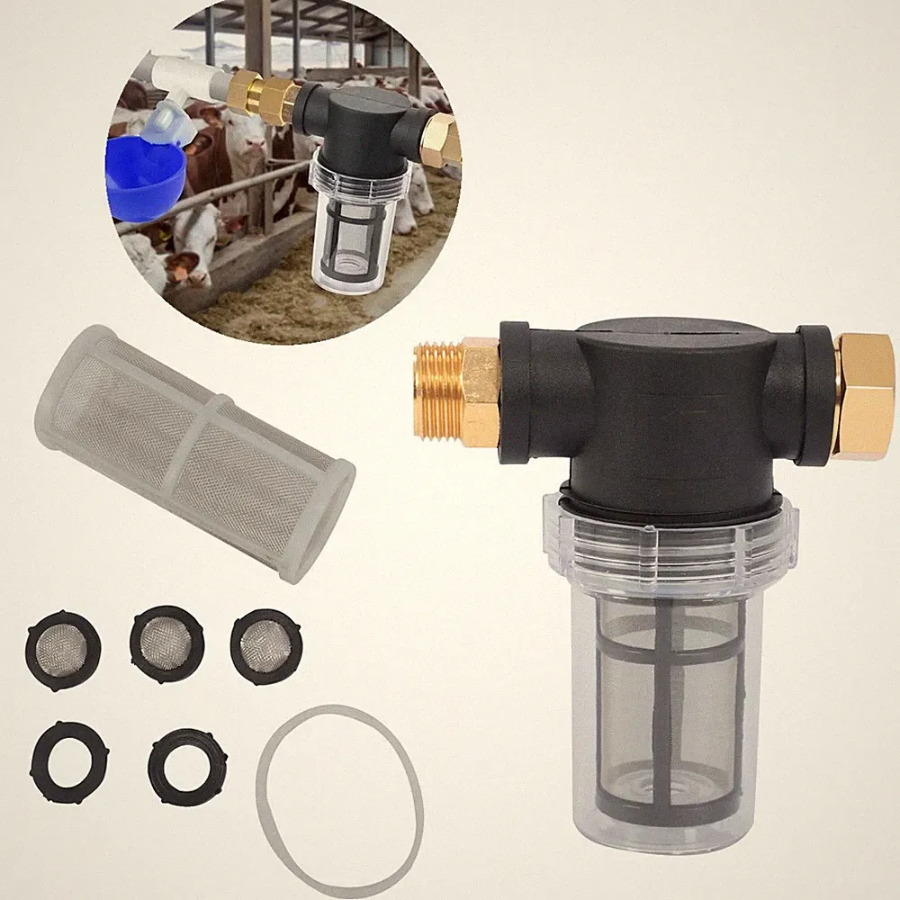 Inline Garden Hose Filter For Pressure Washer Washing Machine Water Inlet Kit