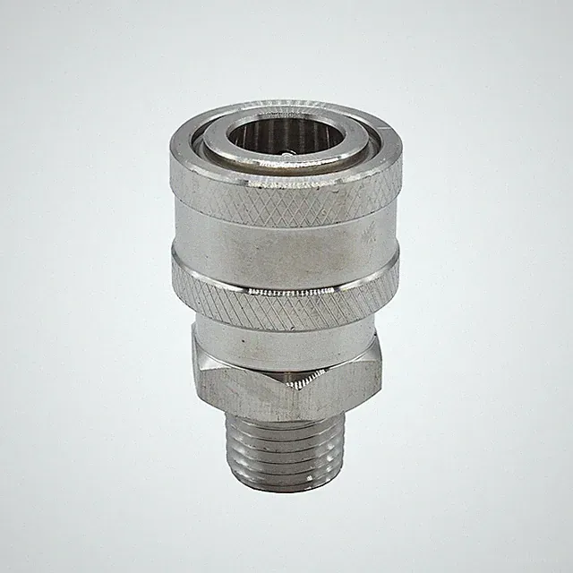 Interstate Pneumatics Pressure Washer 1/4 Inch MNPT Stainless Steel Coupler
