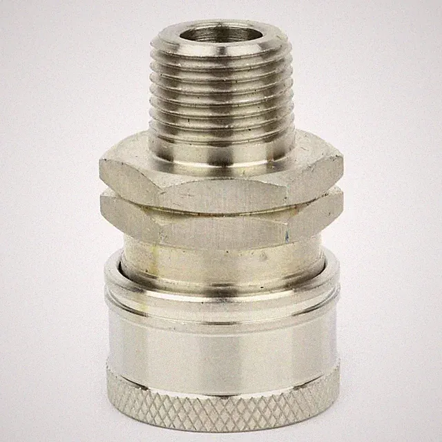 Interstate Pneumatics Pressure Washer 3/8 Inch MNPT Stainless Steel Coupler