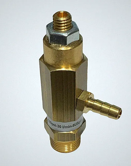 Italian Made Pressure Washer Relief Valve, Pump Protector, Releases Excess PSI