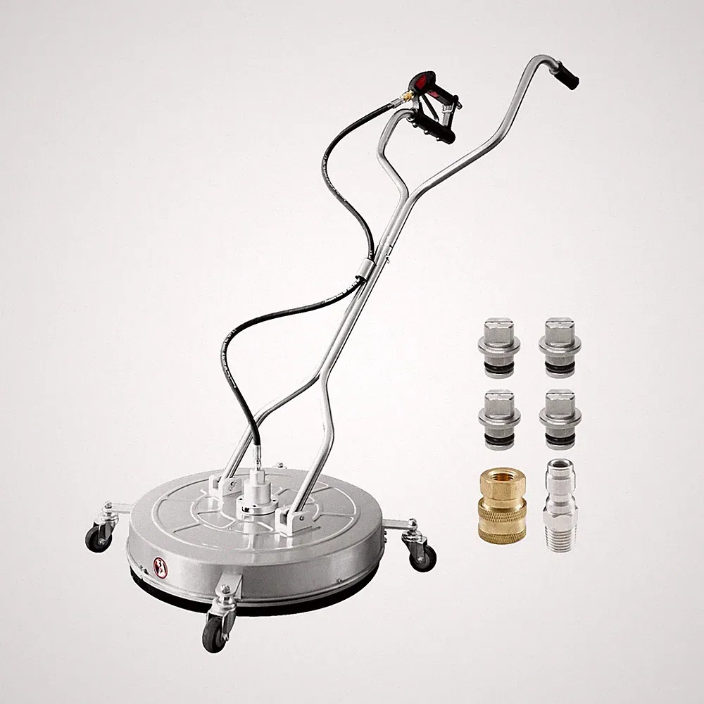janz 24'' Pressure Washer Surface Cleaner with 4 Wheels,Dual Handle,Stainless...
