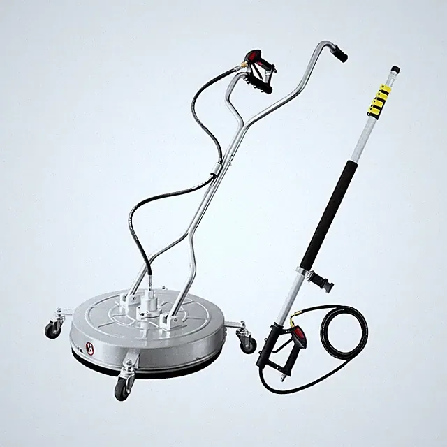 janz 24'' Surface Cleaner Pro and 24 FT Telescoping Wand Pro