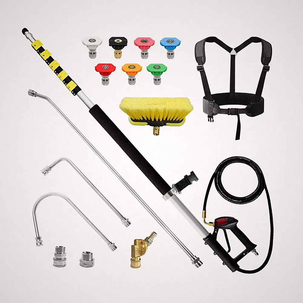 JANZ 25 FT Pressure Washer Telescoping Wand with Power Washer Extension Wands...