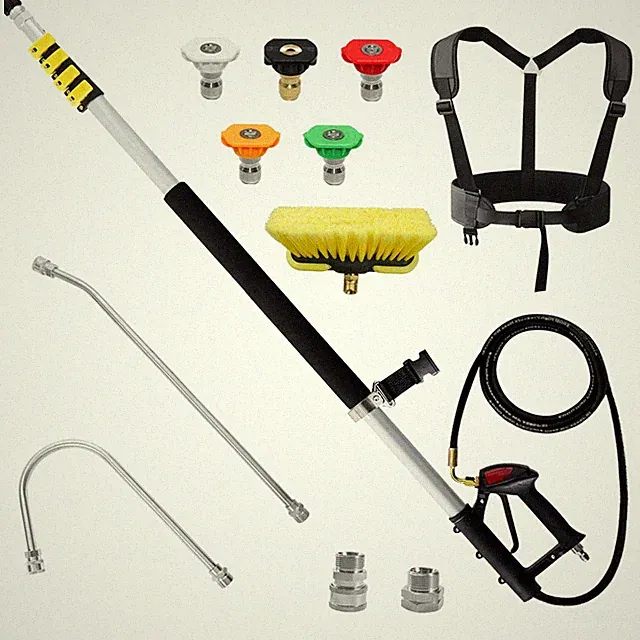 janz Aluminum Telescoping Pressure Washer Wand 24 FT