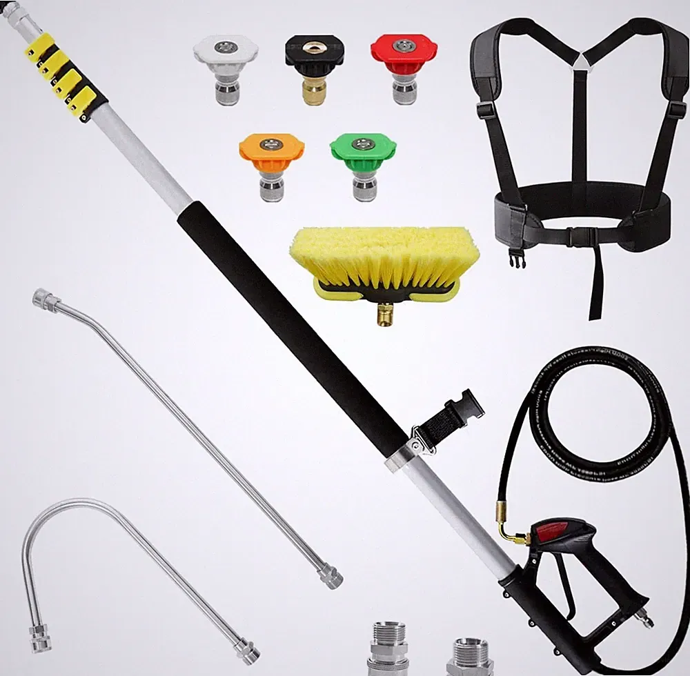 janz Aluminum Telescoping Pressure Washer Wand 24 FT