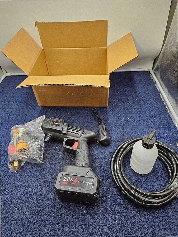 JEOPACE 21V Cordless Pressure Washer Multi-Function Nozzle w/ Accessories