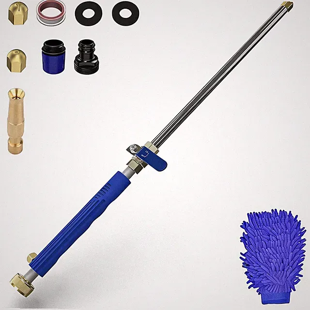 Jet Nozzle High Pressure Hose Nozzle for Garden Hose Power Washer Wand, 2-in-...