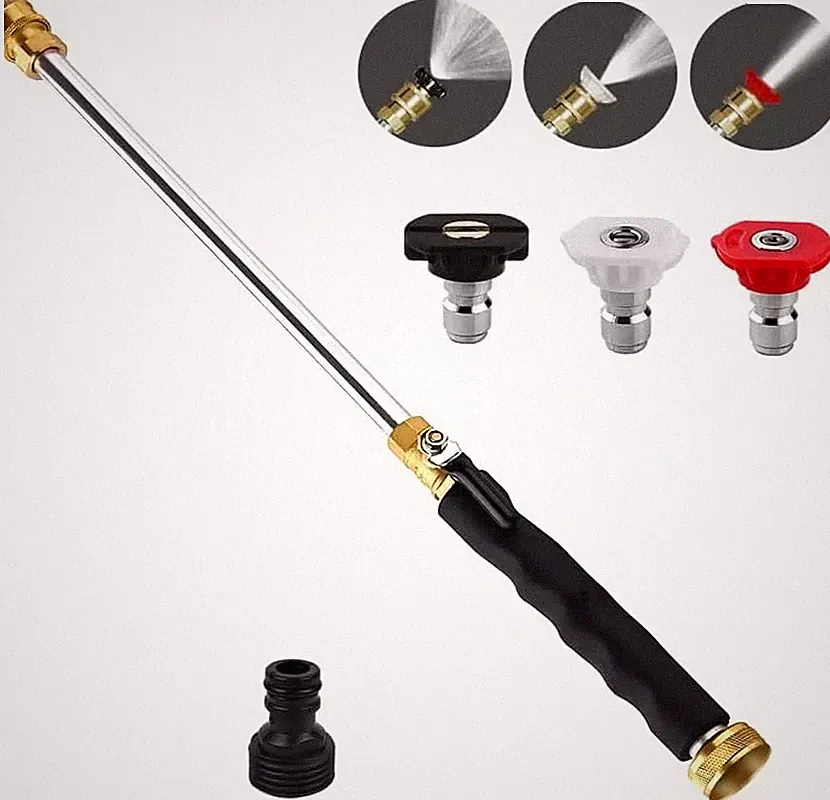 Jet Nozzle High Pressure Hose Nozzle, Hydro Jet High Pressure Washer Tools with