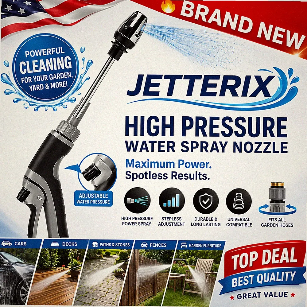 Jetterix™ Pressure Washer Pressure Gun Pressure Nozzle for Garden Hose