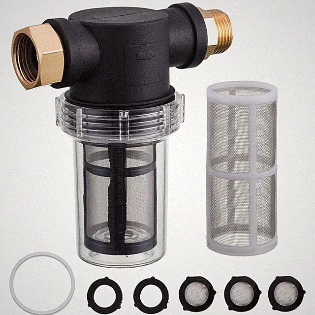 JOEJET Garden Hose Filter, Sediment Filter Attachment for Pressure Washer Inl...