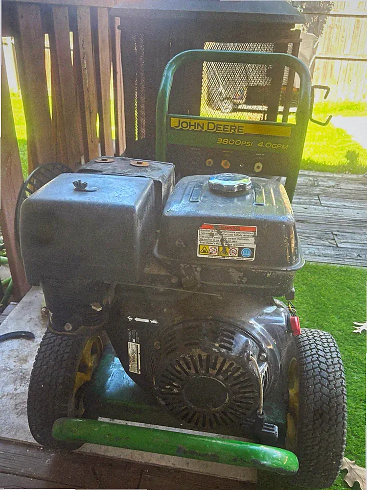John Deere 3800 PSI 4.0 GPM Gas Pressure Washer, Wheel-Mounted