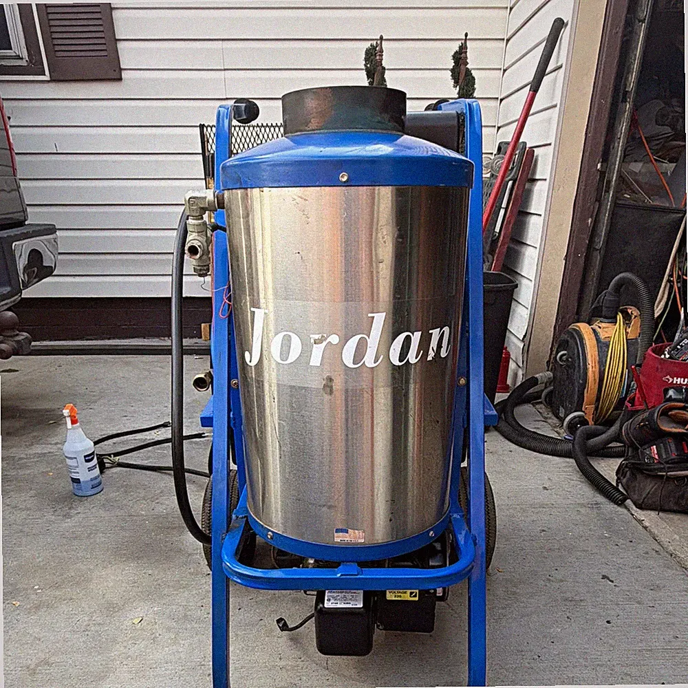 Jordan Hot Water Pressure Washer 115/230v 1500psi 180H Corded Electric w/ Wheels
