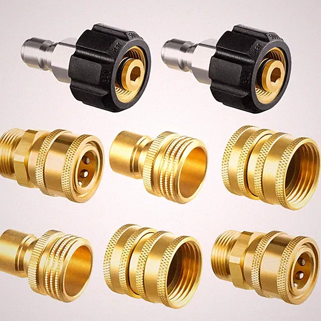 Juego De Adaptadores Para Lavadora A Presion Acople Rapido M22 14mm Pro