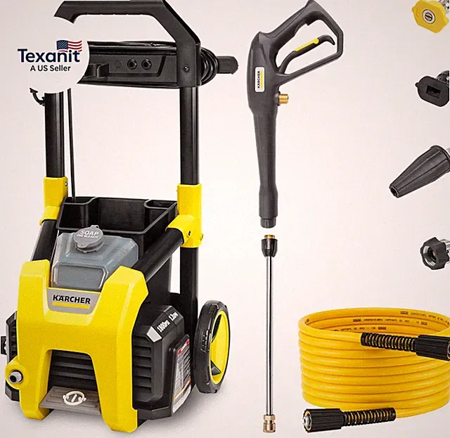 Kärcher Electric Pressure Washer K1800PS, CETA Certified, 3 Spray Nozzles, Deter