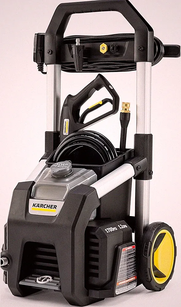 Kärcher K1700B Electric Pressure Washer: 1.2 GPM for Cars, Driveways & Patios