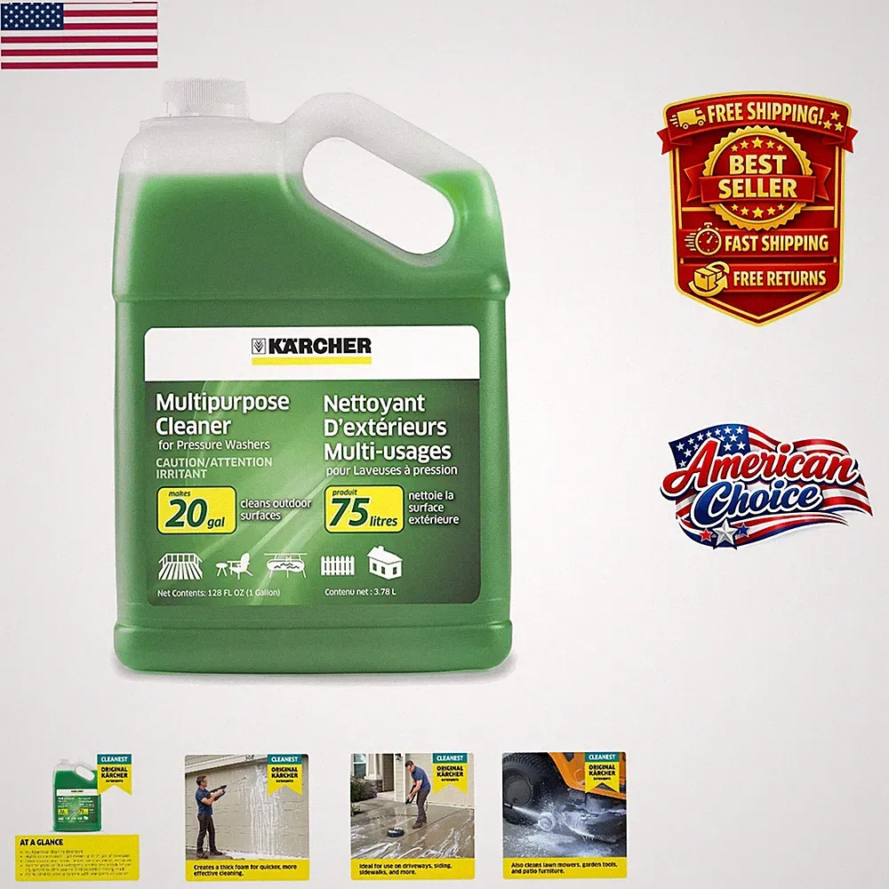Kärcher Multi-Purpose Pressure Washer Detergent – Eco-Friendly & Powerful