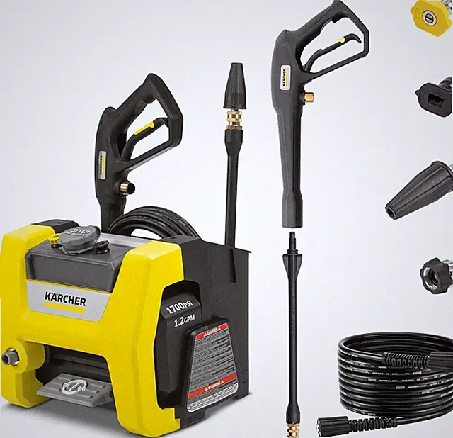 Kärcher Pressure Washer K1700 Cube, CETA Certified, 3 Spray Nozzles, Detergent T