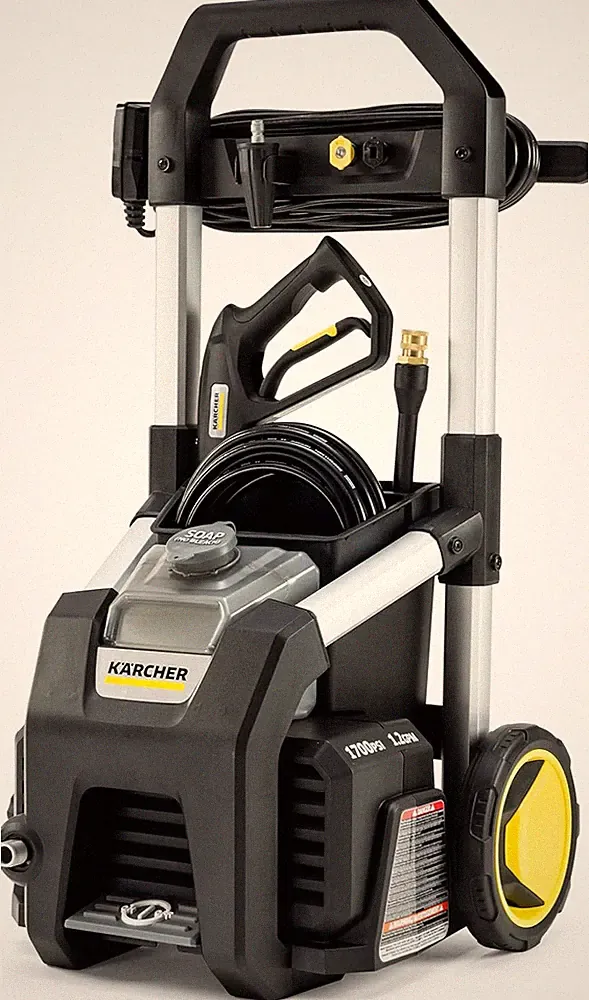 Kärcher Pressure Washer K1700B, CETA Certified, 3 Spray Nozzles, Detergent Tank