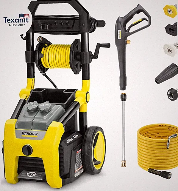 Kärcher Pressure Washer K2300PS, CETA Certified, 4 Spray Nozzles, Detergent Tank