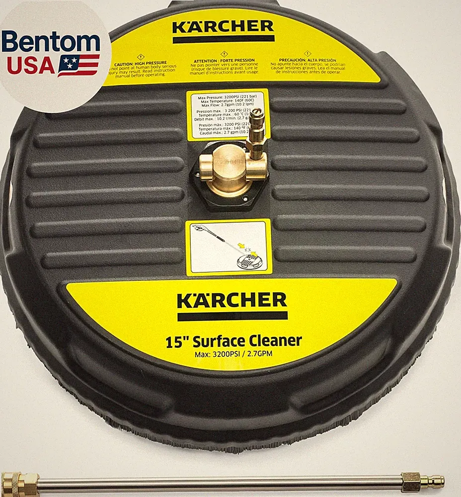 Kärcher Pressure Washer Surface Cleaner 15", Quick Connect, 2600-3200 PSI, Ideal