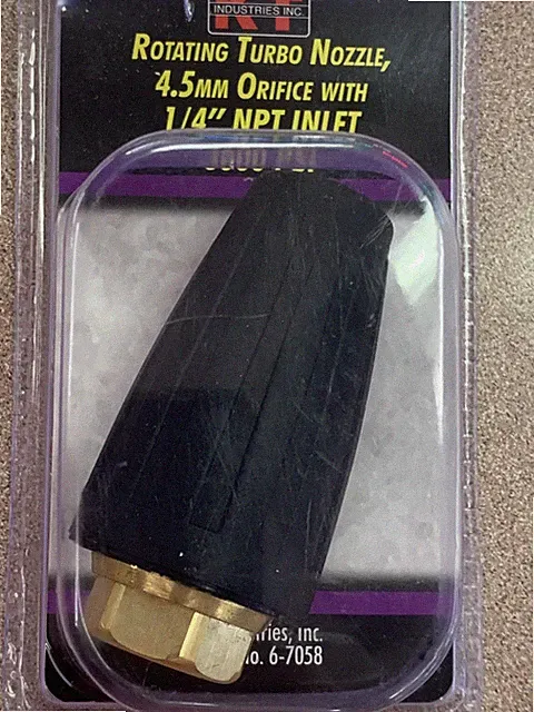 K-T INDUSTRIES 3600 PSI PRESSURE WASHER ROTATING TURBO SPRAY NOZZLE