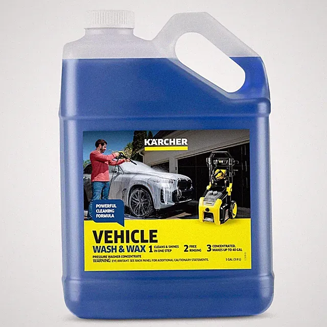 Kärcher 128 Fl Oz Vehicle Wash and Wax Pressure Washer Detergent Car Soap