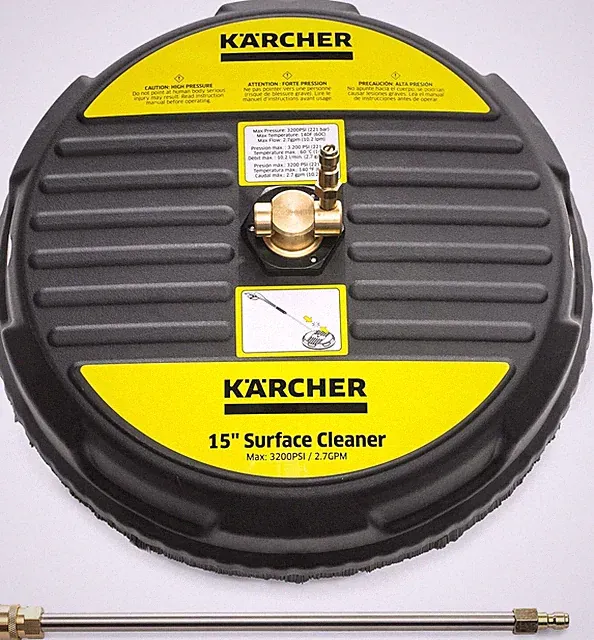 Kärcher 15" Surface Cleaner for Pressure Washers 3200 PSI With 1/4 Quick Connect