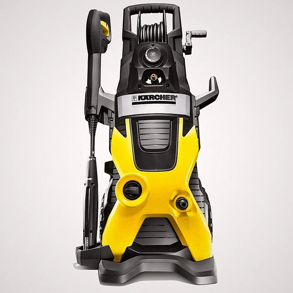 Kärcher K 5 Premium 1.4 GPM Pressure Washer with Hose Reel for Home Outdoor Use