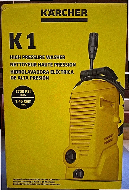 Kärcher K1 1.600-027.0 Pressure Washer Kit. Made In Germany Brand New