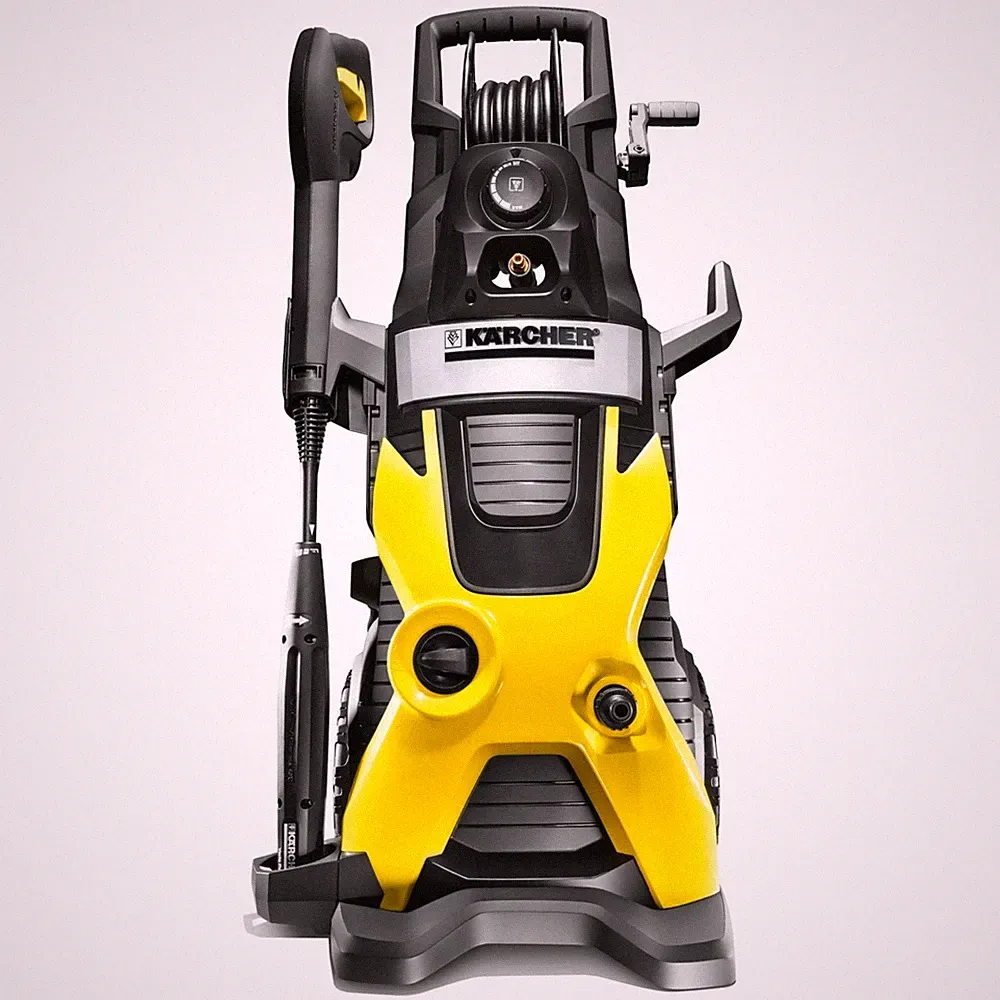 Kärcher K5 Premium, 1.4 GPM Pressure Washer with Hose Reel, Vario Power & Dir...