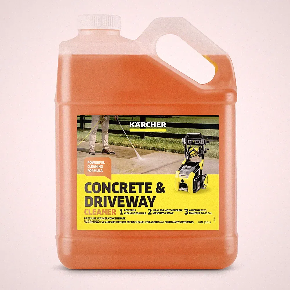 Kärcher Pressure Washer Detergent, Concrete & Driveway Cleaner - 1 Gallon