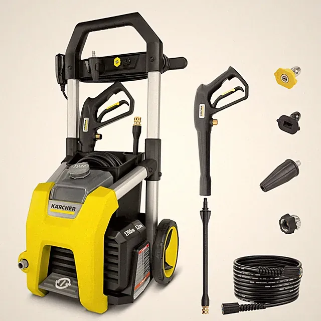 Kärcher Pressure Washer K1700, 3 Spray Nozzles, Detergent Tank