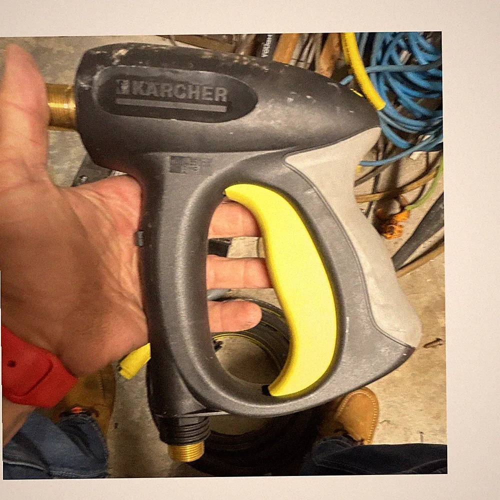 Kärcher Pressure Washer Trigger Spray Gun Handle, Black/Gray/Yellow
