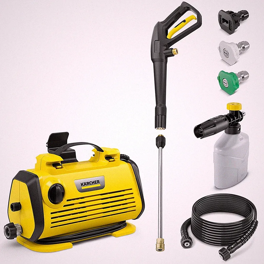 Karche K 3 Horizontal FC 1700 PSI Portable Electric Pressure Washer Foam Cannon
