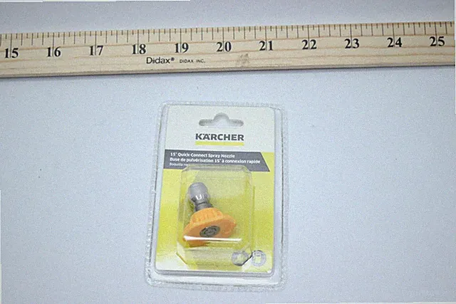 Karcher 15Â° Gas Pressure Washer Spray Nozzle 4,000psi 3.5gpm 8.641-027.0