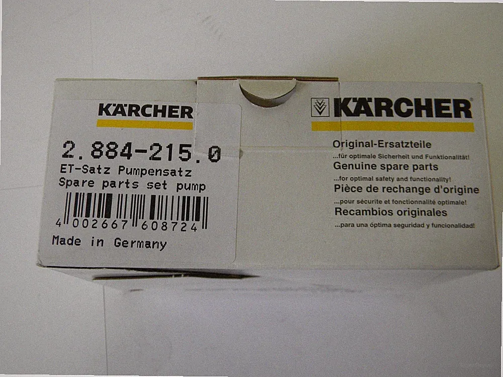 Karcher 2.884-215.0 Pressure Washer Pump Seal Kit Rebuild Repair Set Complete